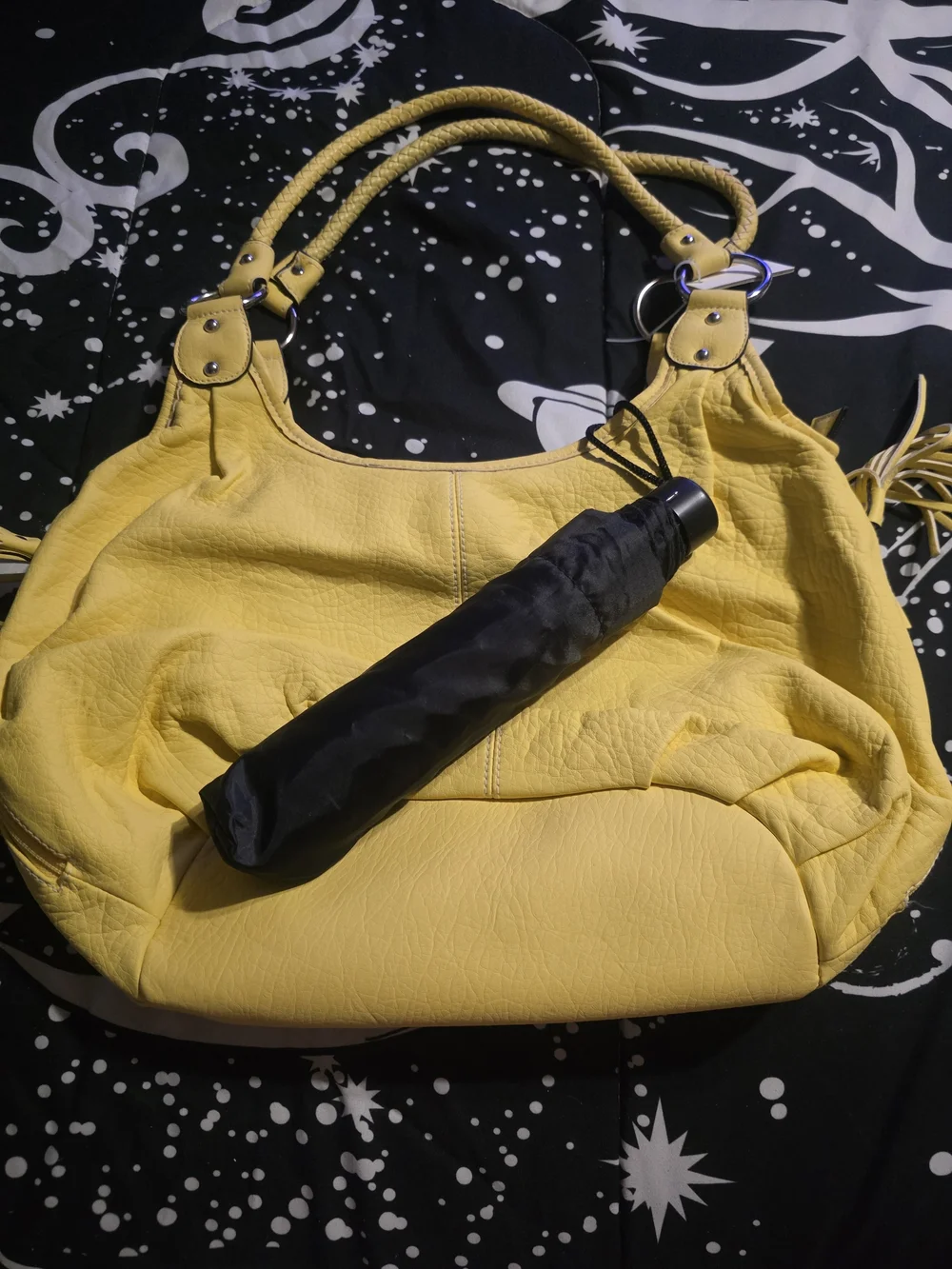Yellow Women's Leather Tote Bag - Stylish Everyday Shoulder Bag